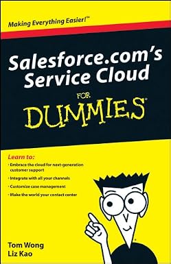 Book cover of Salesforce.com's Service Cloud For Dummies